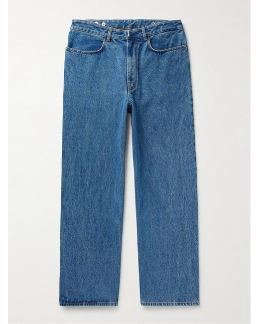 Jeans a gamba larga di Givenchy in Blue da Uomo