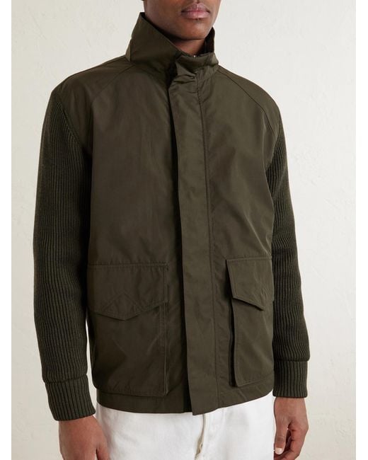 James Purdey & Sons Green Thorlstone Cotton-blend Jacket for men