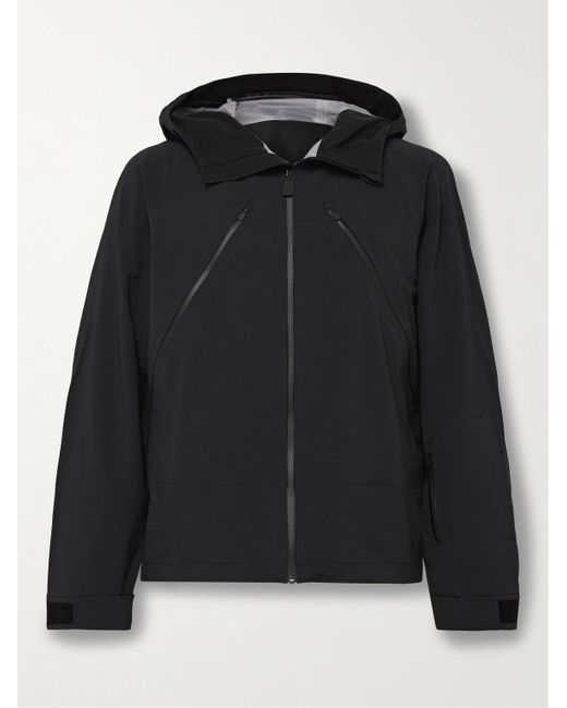 Aztech Mountain Black Hayden Hooded Ski Jacket for men