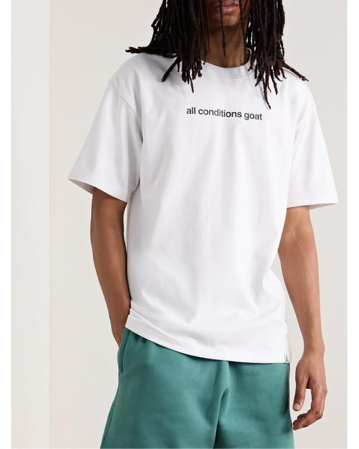 Nike White Acg Printed Dri-fit T-shirt for men