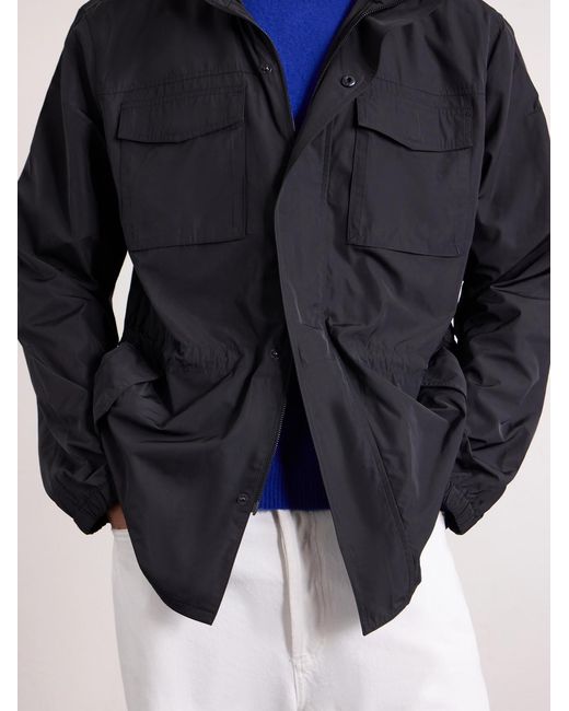 James Perse Gray Zipped Windbreaker Jacket for men