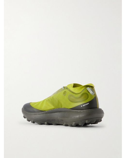 Satisfy Green Therocker Rubber-Trimmed Rippy 66 Trail Running Sneakers for men