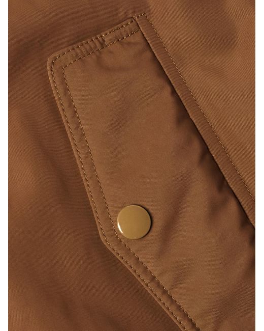 Dries Van Noten Brown Shell Bomber Jacket for men