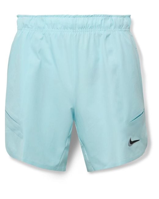 Nike Nikecourt Slam Adv Dri-fit Tennis Shorts in Blue for Men | Lyst