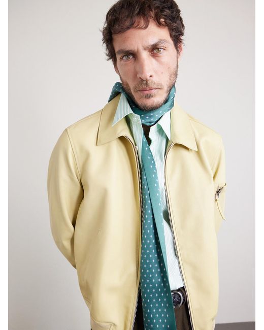 Tom Ford Blue Striped Cotton-poplin Shirt for men
