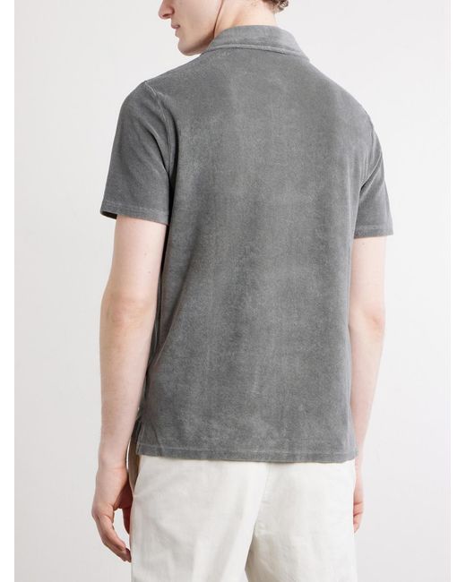 Altea Gray Smith Cotton Polo Shirt for men