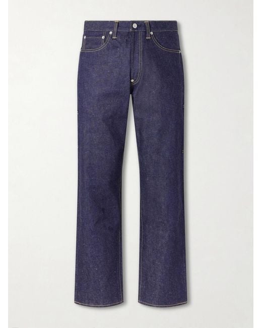 Human Made Blue Straight-Leg Jeans for men