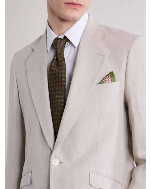 Favourbrook Gray Cooper Linen Suit Jacket for men
