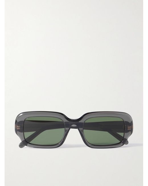 Loewe Green Rectangular-Frame Acetate Sunglasses for men