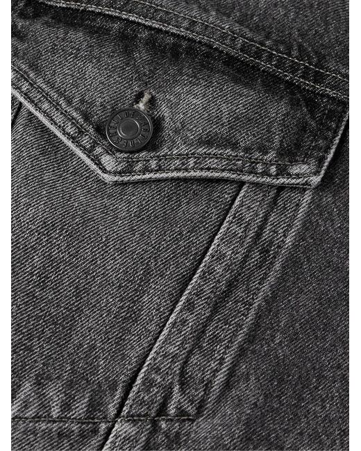 Agolde Gray Stefano Denim Trucker Jacket for men