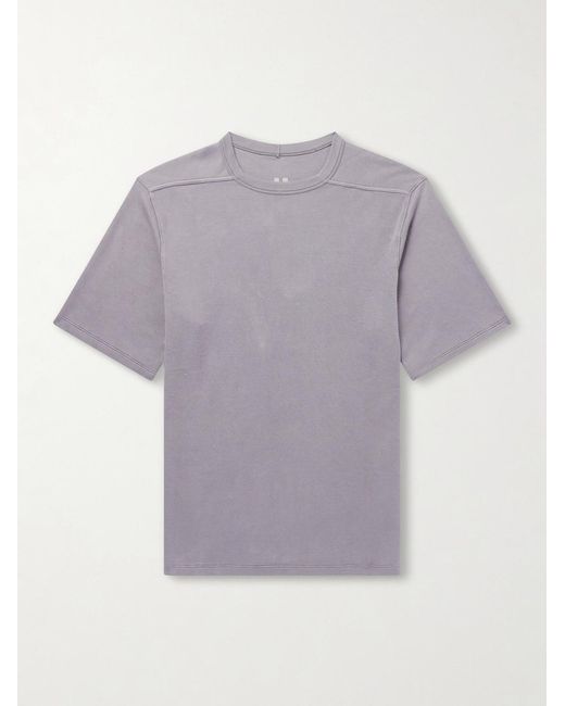 Rick Owens Purple Brad Cotton-Jersey T-Shirt for men