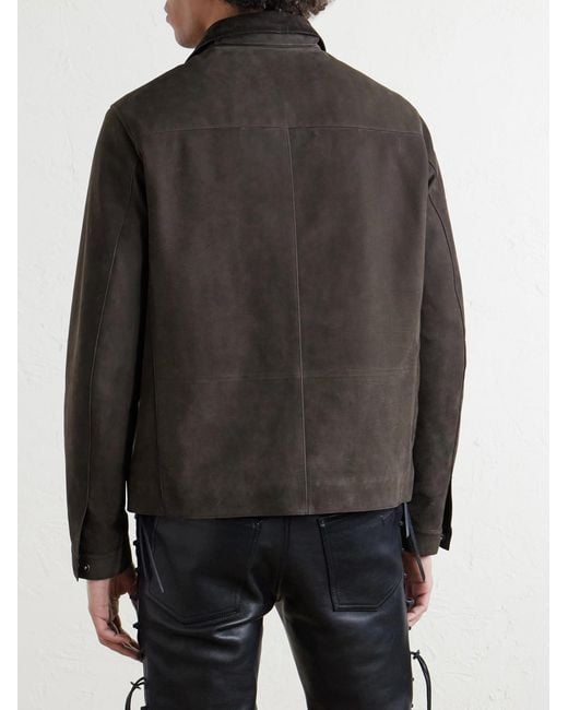 Tom Ford Black Nubuck Jacket for men