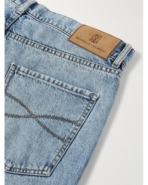 Brunello Cucinelli Blue Slim-Fit Jeans for men