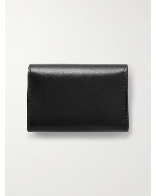 Berluti Black Imbuia Neo Scritto Leather Bifold Cardholder for men