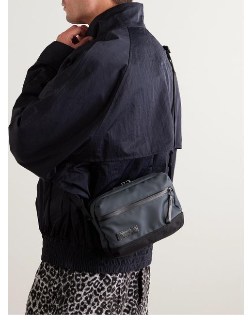 masterpiece Slick Logoappliquéd Leather And Cordura® Ballistic Nylon