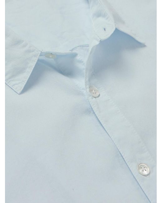 Camicia in cotone Standard di James Perse in Blue da Uomo