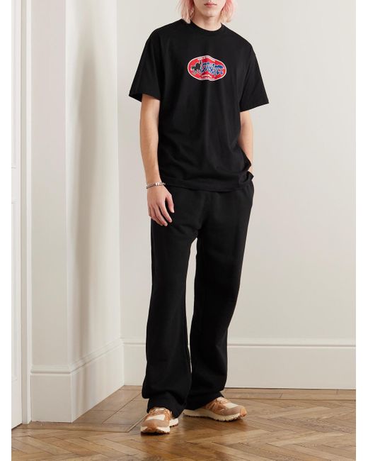 Carhartt Black Cat Sticker Logo-print Cotton-jersey T-shirt for men