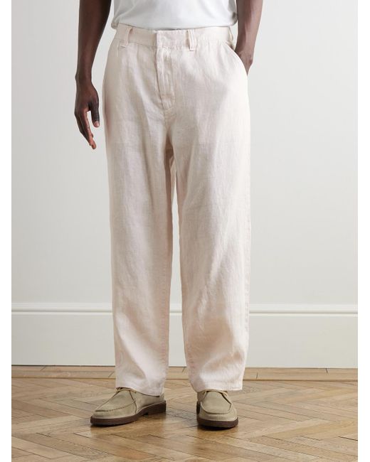Pantaloni A Gamba Dritta di Rag & Bone in Natural da Uomo