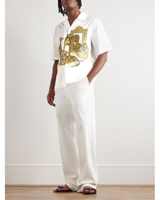 Camicia di Versace in White da Uomo