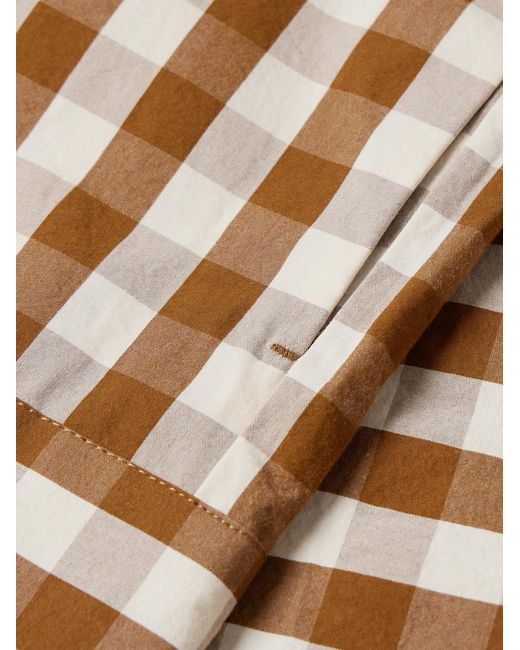 NN07 Natural Reed 50071 Gingham Cotton Overshirt for men