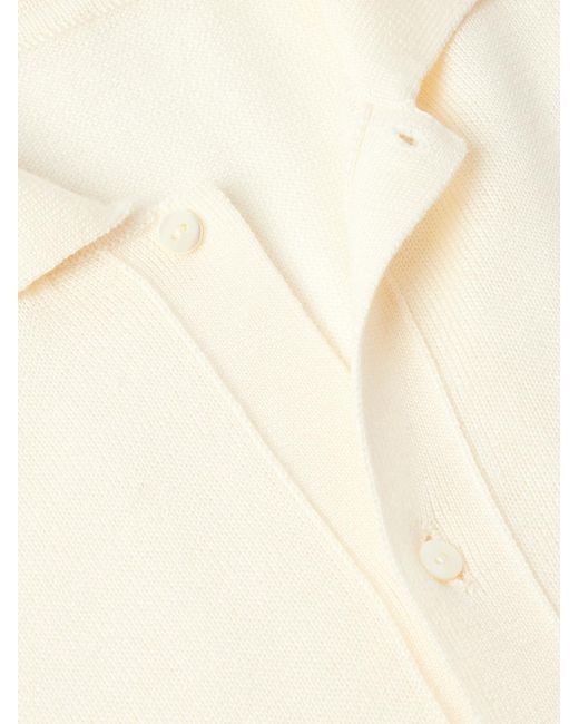 STÒFFA Natural Wool And Silk-Blend Cardigan for men