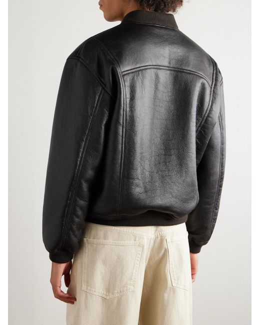 FRAME Black Shearling Jacket for men