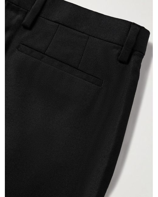 Paul Smith Black Slim-fit Wool And Cashmere-blend Flannel Suit Trousers for men