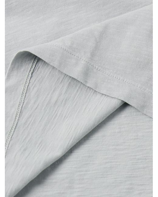 Hartford Gray Cotton-Jersey T-Shirt for men