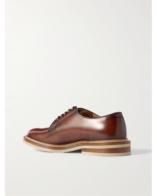 Scarpe Derby di Brunello Cucinelli in Brown da Uomo