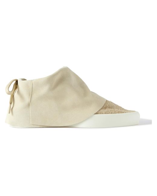 Fear Of God Natural Moc Low Layered Distressed Suede Sneakers for men