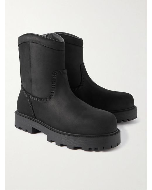 Givenchy Black Storm Nubuck Boots for men