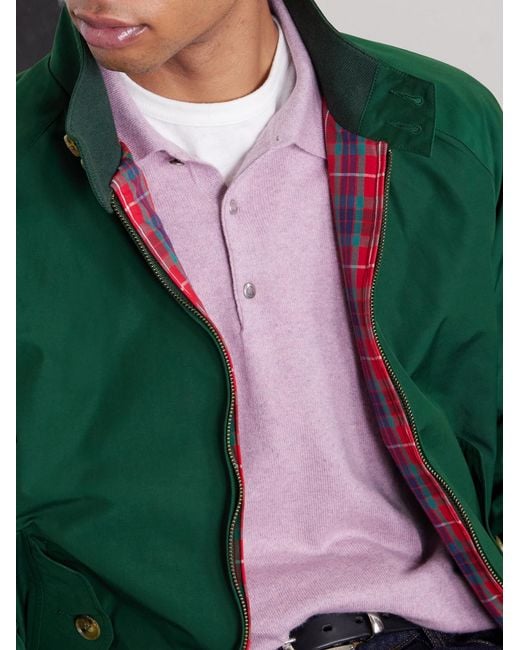 Baracuta Green G9 Shell Harrington Jacket for men