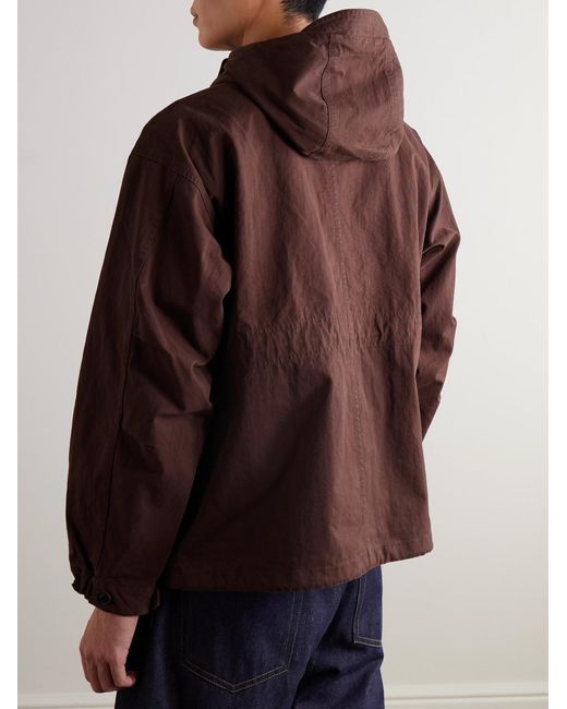 FRIZMWORKS Red French M47 Cotton And Nylon-Blend Parka for men