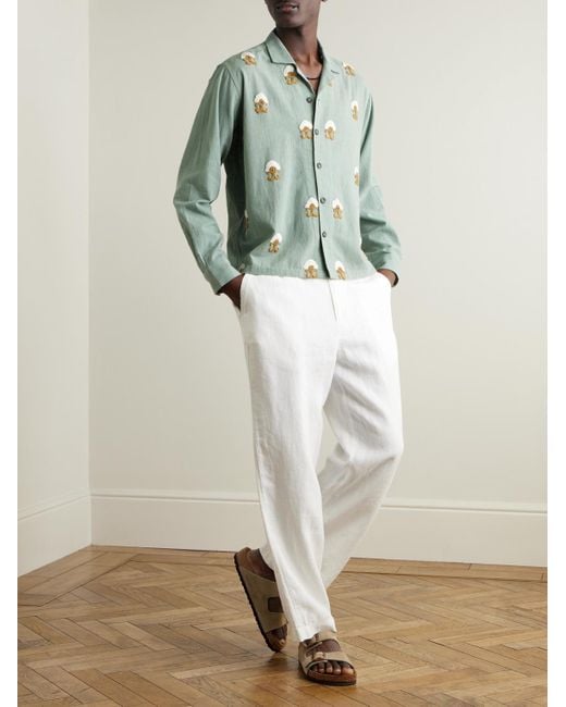 Camicia di Kartik Research in Green da Uomo