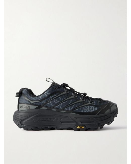Hoka One One Mafate Three2 Laufschuhe aus Mesh mit Gummibesatz in Black für Herren