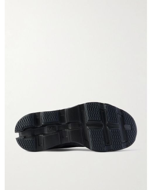 On Shoes Black Cloudmster 2 Rubber-trimmed Mesh Running Sneakers for men