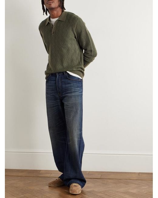 Mr P. Green Knitted Wool And Cashmere-blend Sweater for men