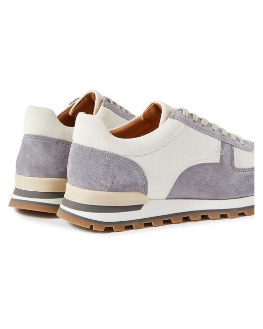 Mr P. White 1979 Runner Panelled Suede Sneakers for men