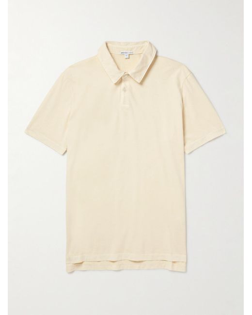 James Perse Natural Supima Cotton-jersey Polo Shirt for men