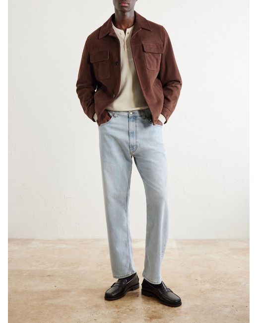 Ghiaia Blue Straight-Leg Jeans for men