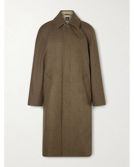 A.P.C. Natural Wool Coat for men