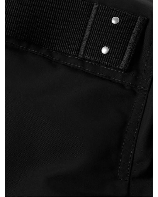 Rick Owens Black Brad Shell Coat for men
