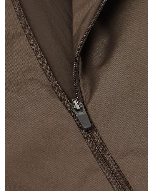 Padded Taffeta Jacket di Amomento in Brown da Uomo