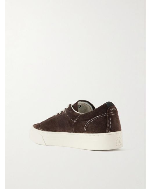Omni Brown Dellow Suede Sneakers for men