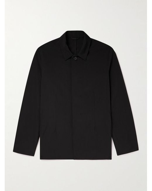 Acne Black Canvas Overshirt for men