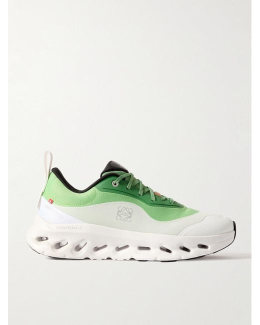 Loewe Green On Cloudtilt 2.0 Stretch-Knit Sneakers for men