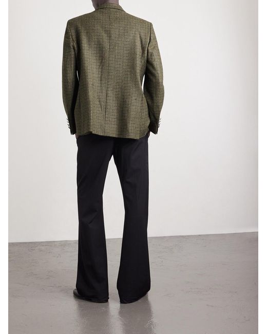Bode Green Morris Houndstooth Wool Suit Jacket for men