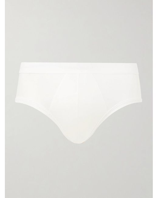 Zimmerli of Switzerland White Sea Island Cotton Briefs for men