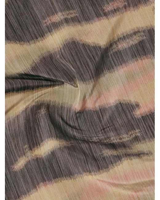 Jil Sander Gray Camouflage-Print Shell Overshirt for men