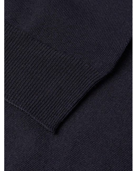 Pullover di Incotex in Blue da Uomo